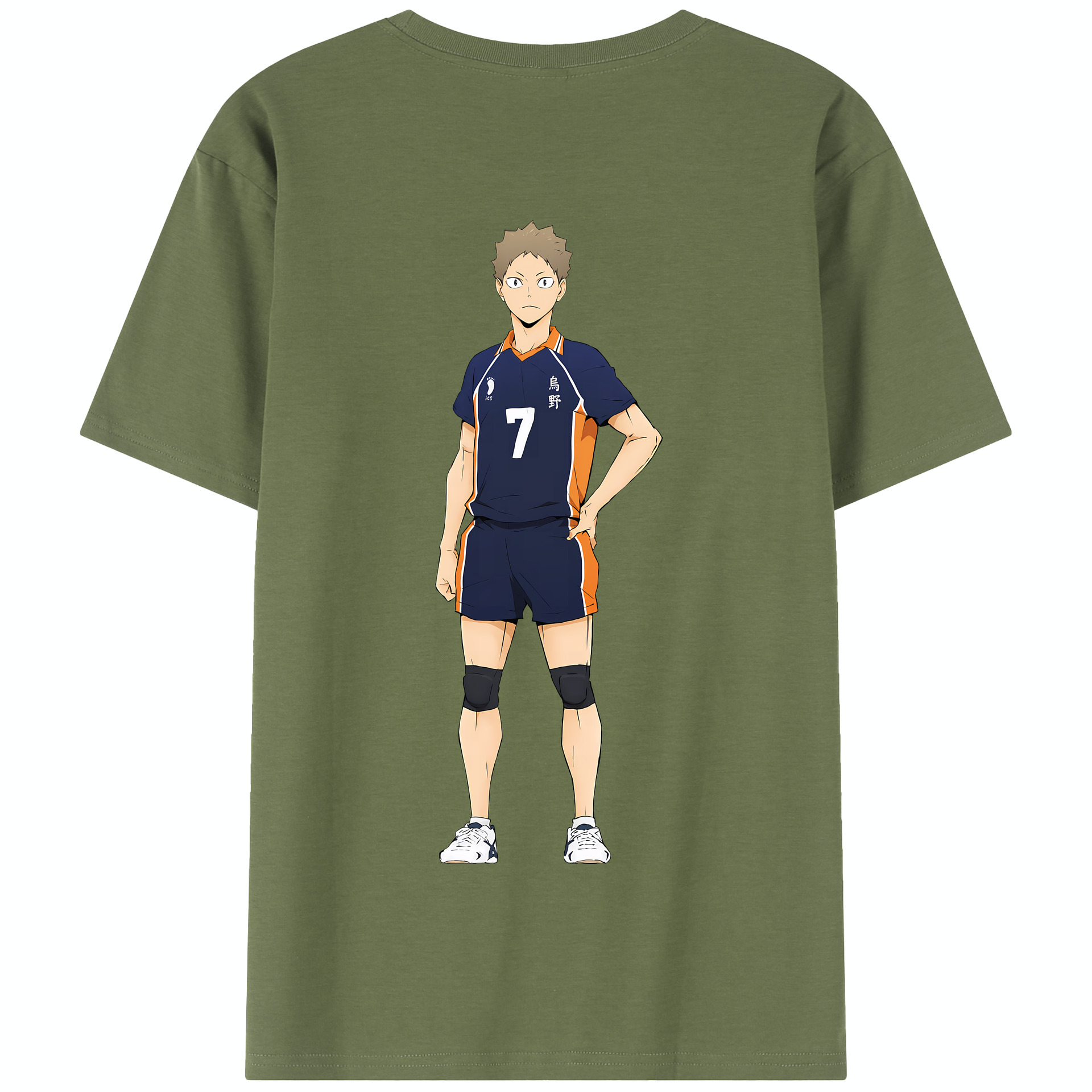 （画像用） ハイキュー!! Haikyu!! 綿100％半袖Tシャツ（背面プリント）